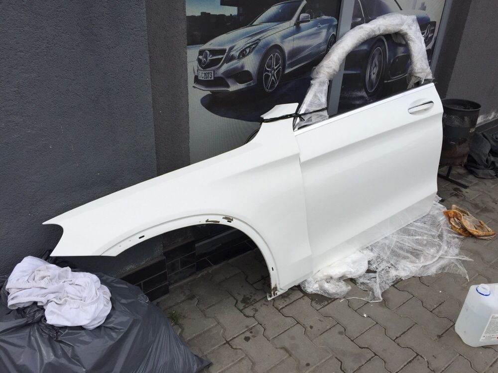glc 253 бампер amg и стандарт рестайл и до