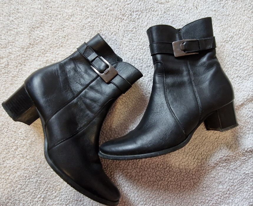 Botki Wojas skóra, rozmiar 40