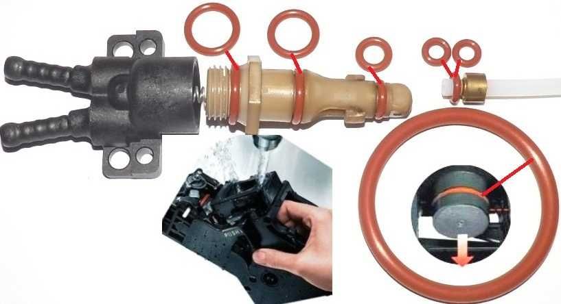 Zestaw uszczelki 7szt Philips Saeco Incanto Magic Royal auLika Vienna