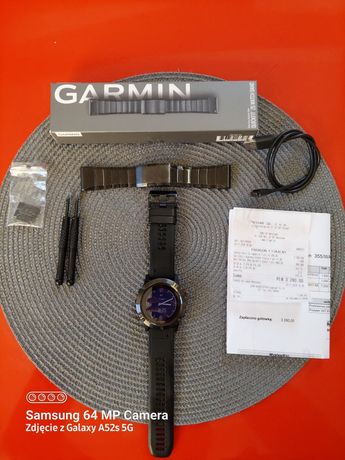 Garmin Fenix 5X sapphire + bransoleta stalowa