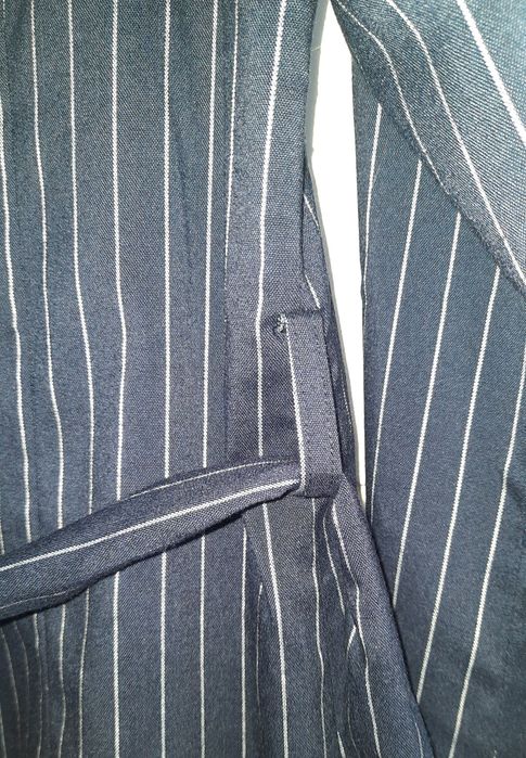 Marynarka damska żakiet granatowa srebrna nić Sinsay rozmiar S