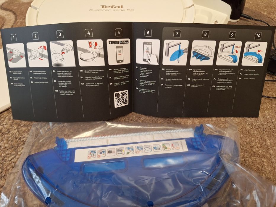 робот пылесос tefal explorer serie 50