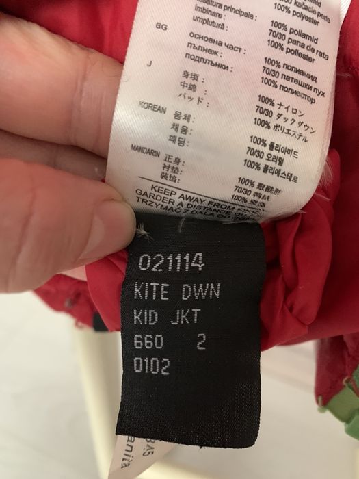 Salewa пуховик двухсторонний на 7-10 лет.