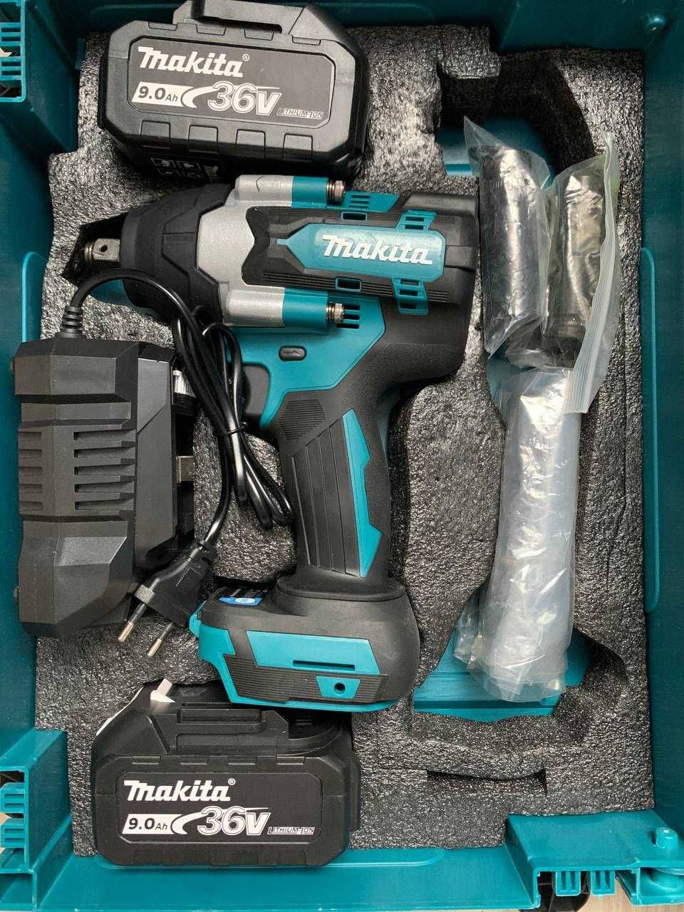 Потужний аккумуляторний гайковерт безщітковий Makita ВRUSHLESS DTW 800