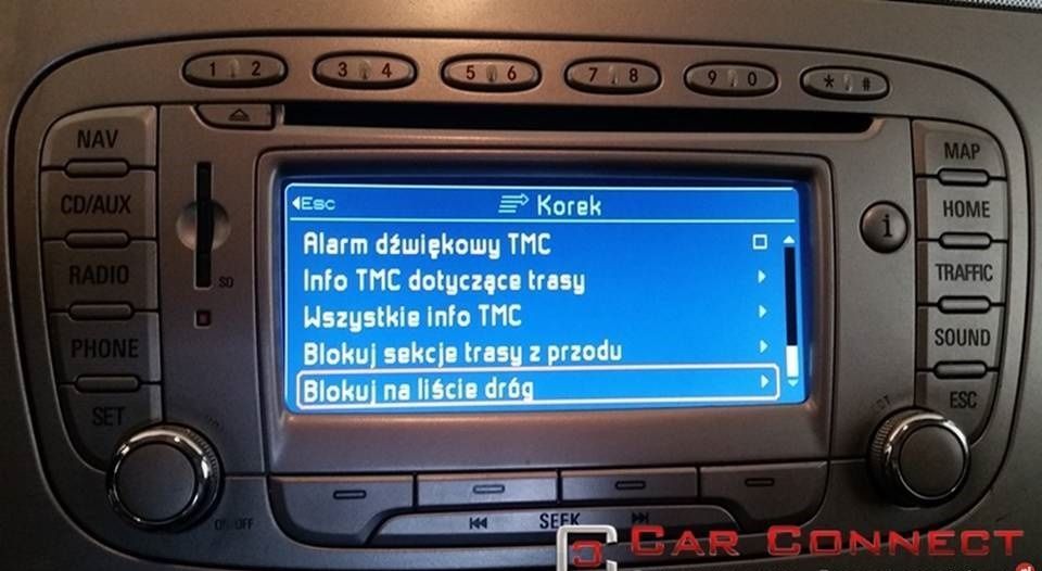 FORD język polski menu nawigacja Warszawa NX SD FX SD