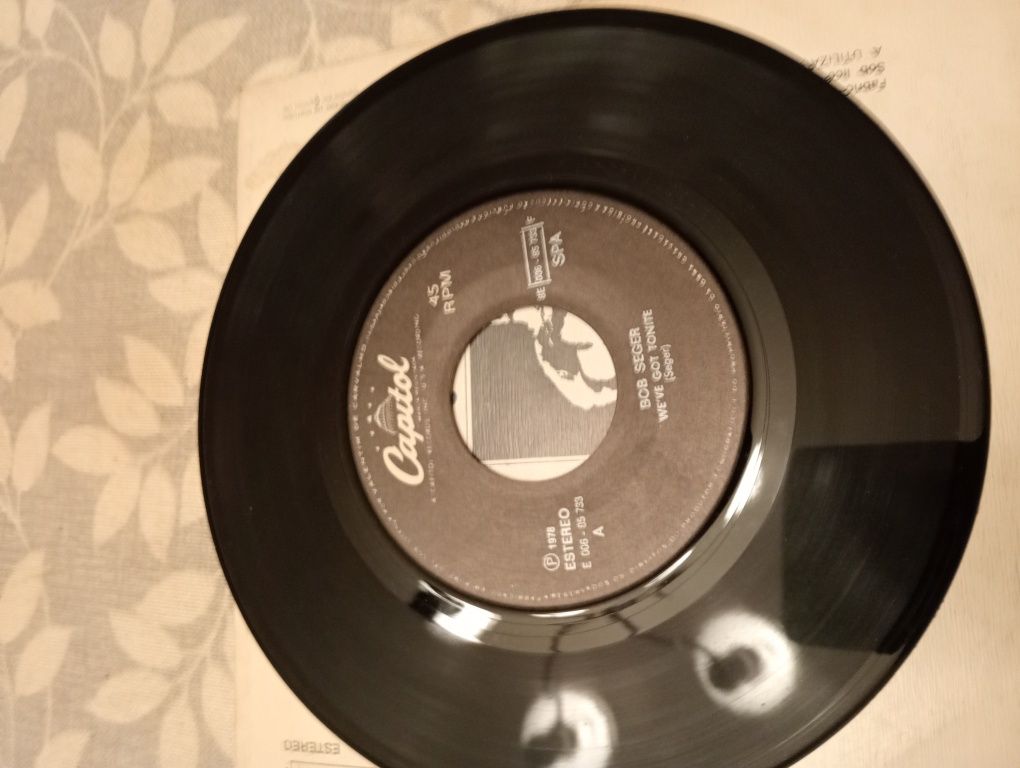 Vinil 7 'pol Bob Seger c/ We've got tonight / aint got no money