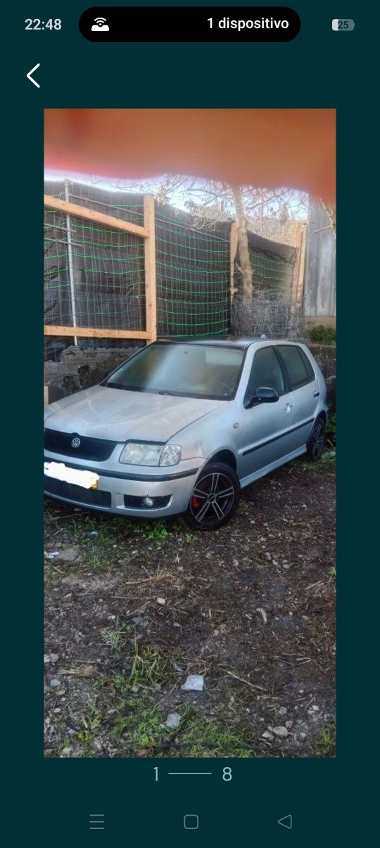 Vw polo 1.0 Gasolina so peças