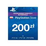 PlayStation Store PSN 200 PLN zł KLUCZ PS5 PS4 PS3