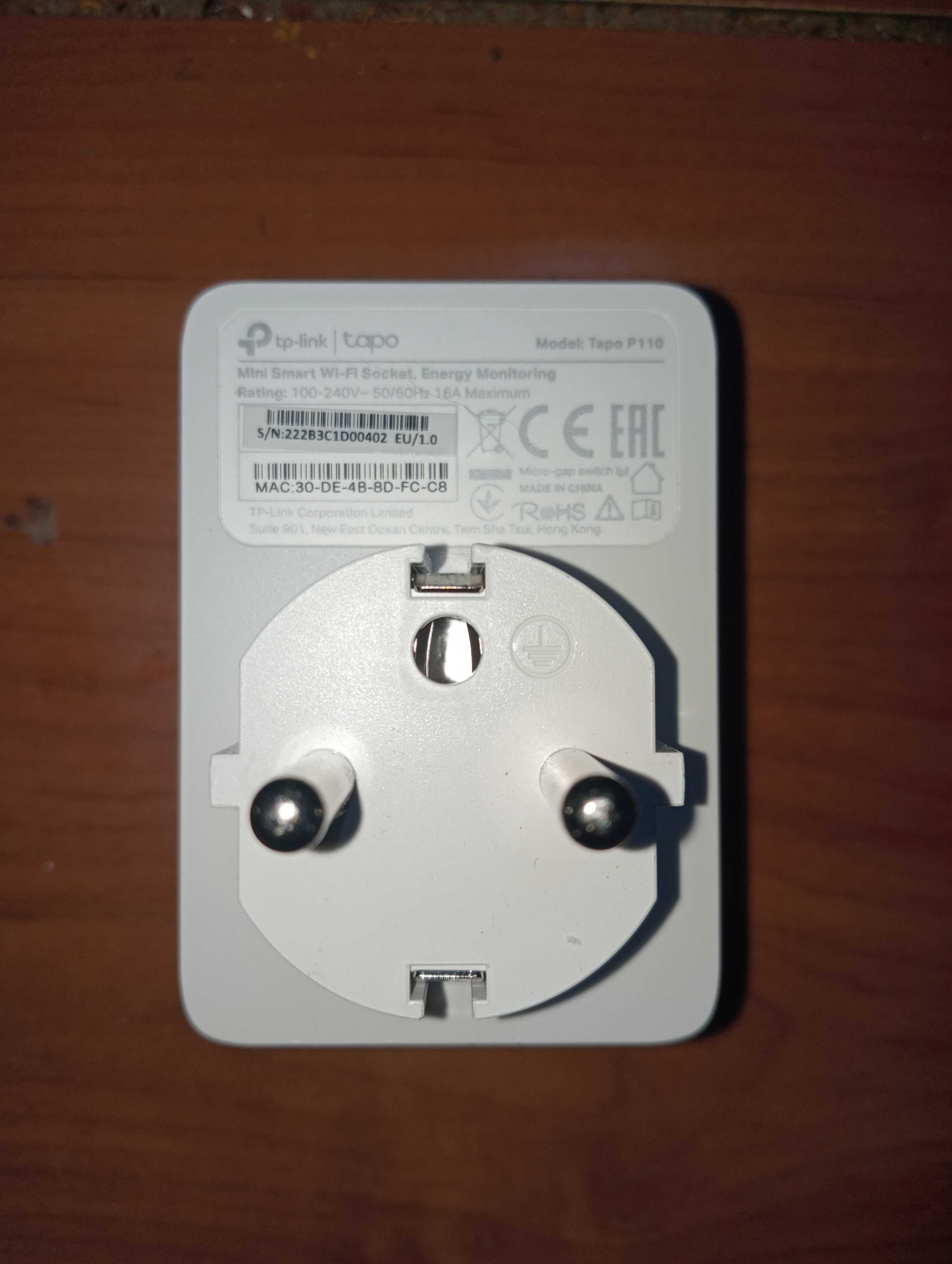 Tapo inteligentne gniazdko Wi-Fi z do monitorowania zużycia energii