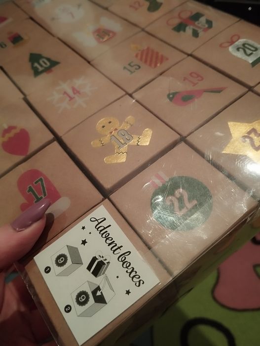 Pudełka do kalendarza adwentowego puste