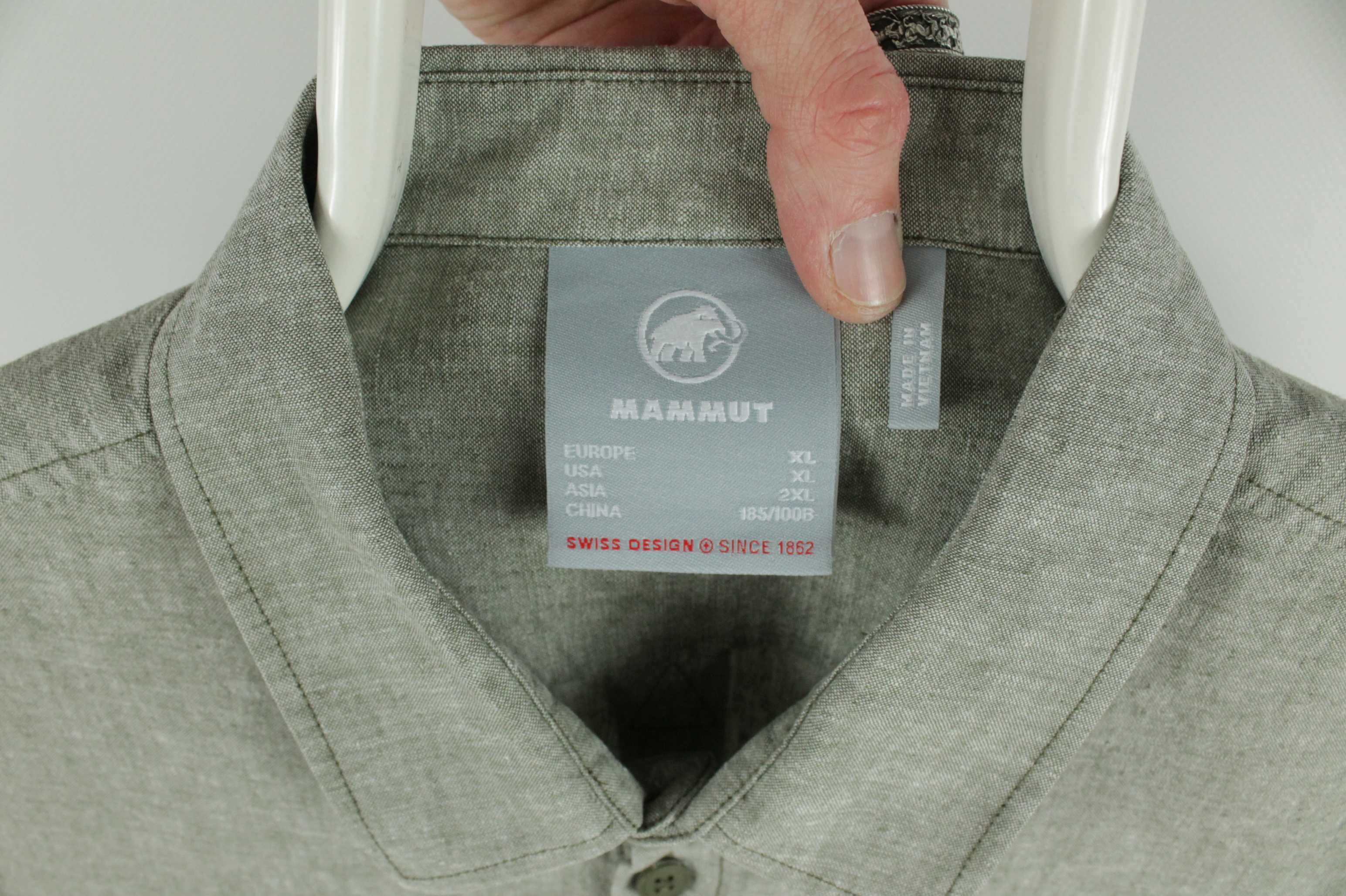 Брендова Конопляна сорочка рубашка Mammut Hemp Швейцарія Оригінал XL