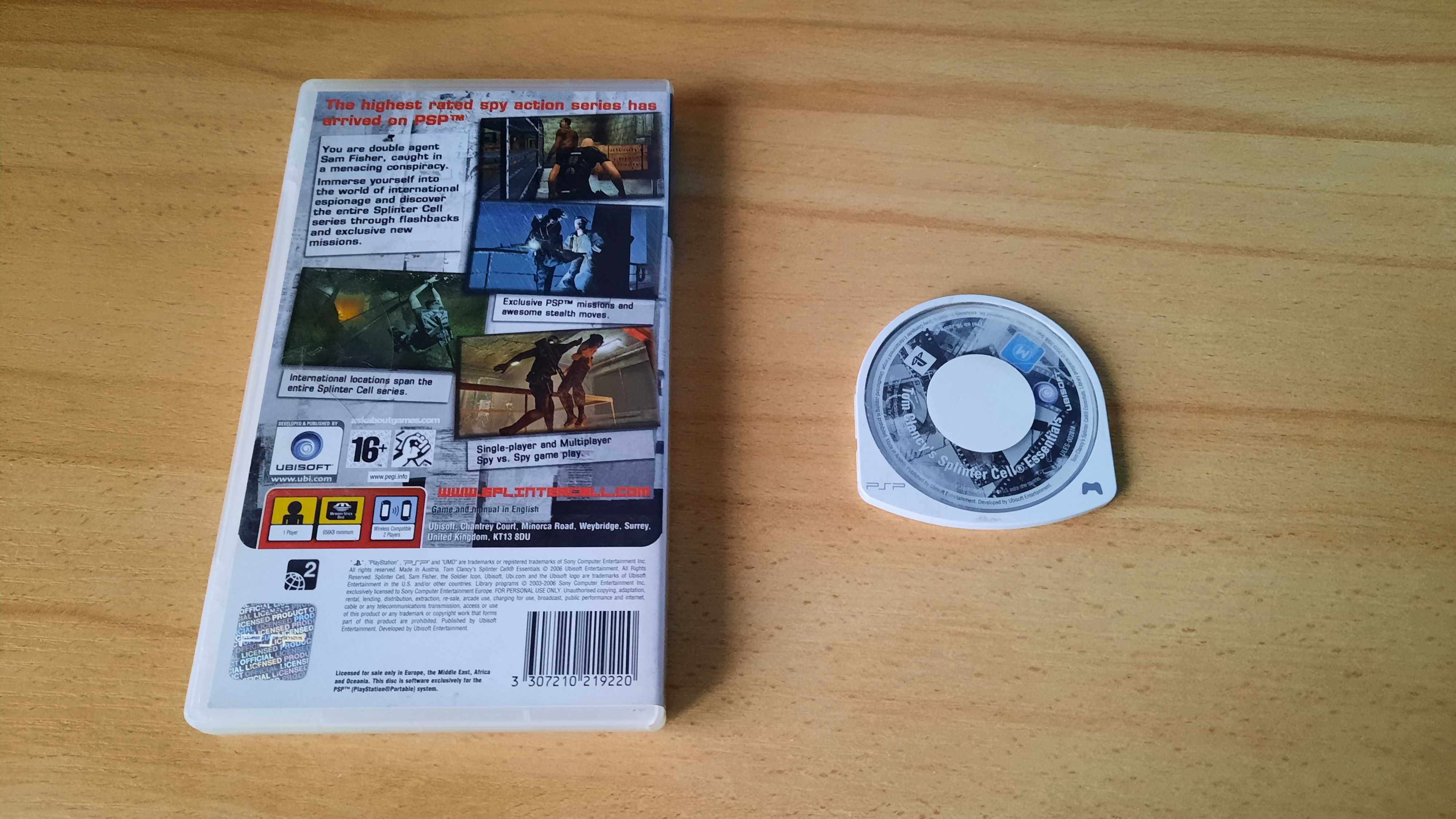 gra Splinter Cell Essentials - na PSP