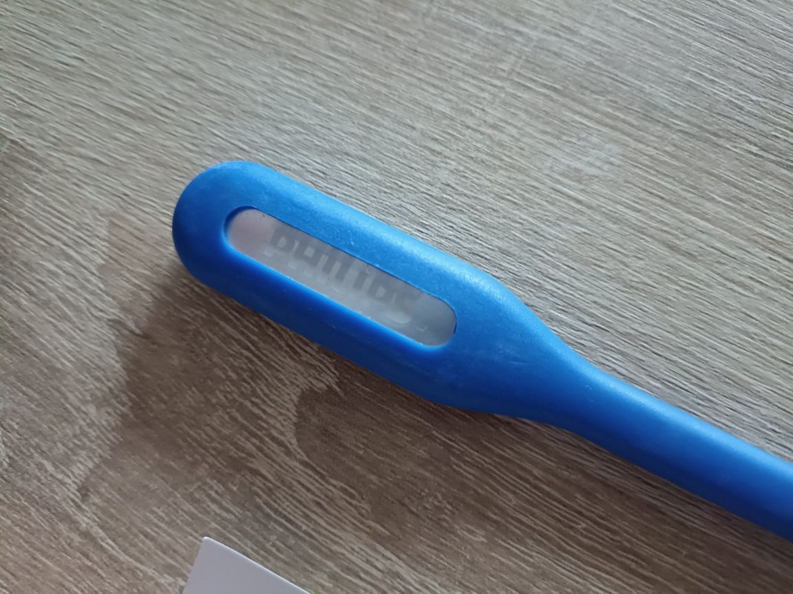 Przenośna lampka USB, niebieska