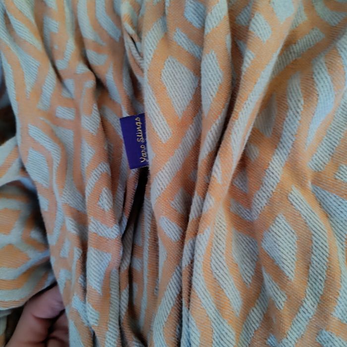 Yaro Slings Braid Silver Bronze Linen Wrap (linen) chusta lniana