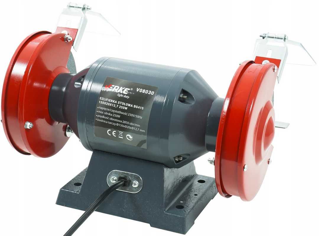 SZLIFIERKA STOŁOWA 150mm 2xtarcza boczna VERKE