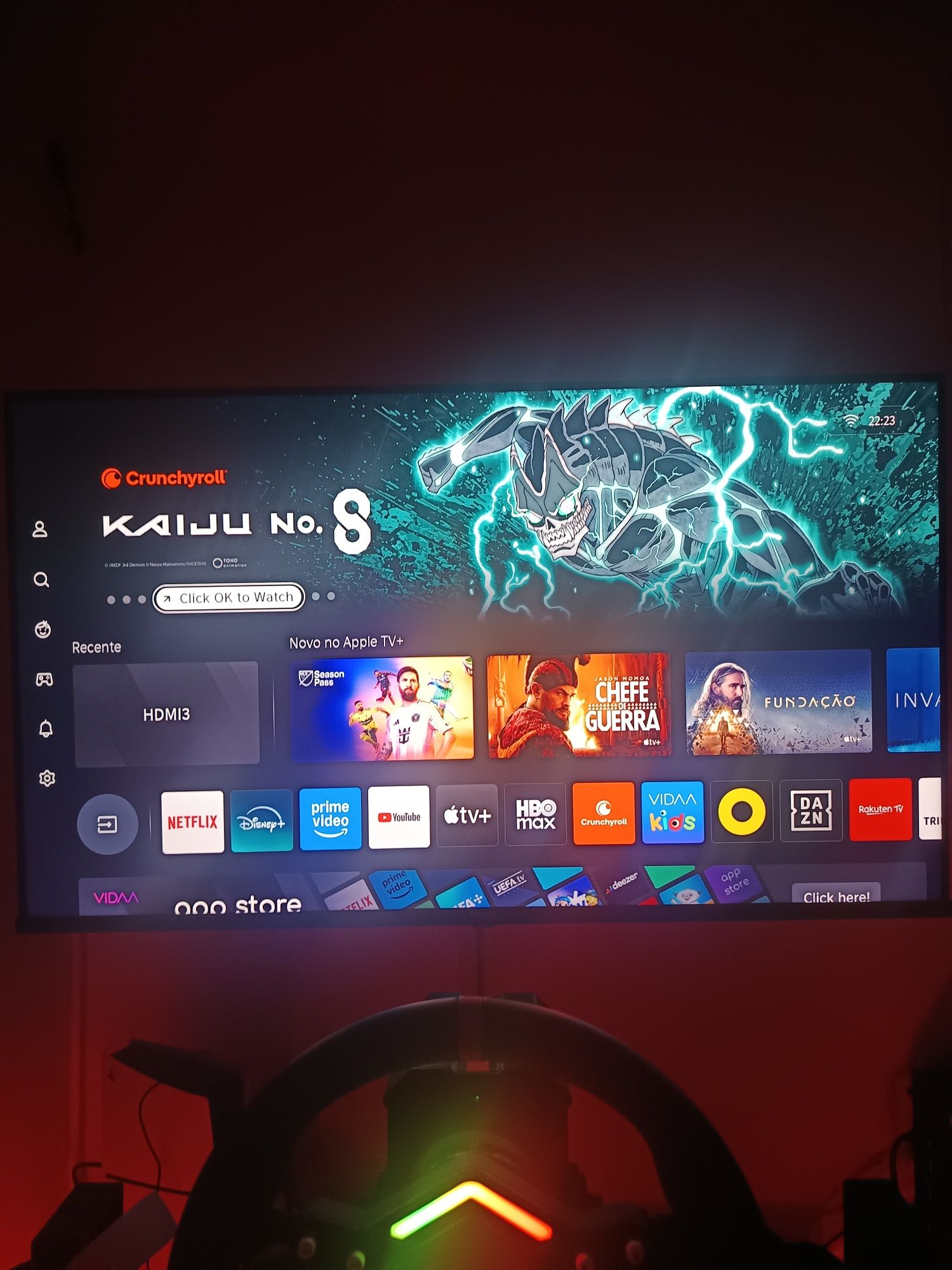 TV Hisense 43" 43E7NQ QLED UHD Smart TV 4K HDR10