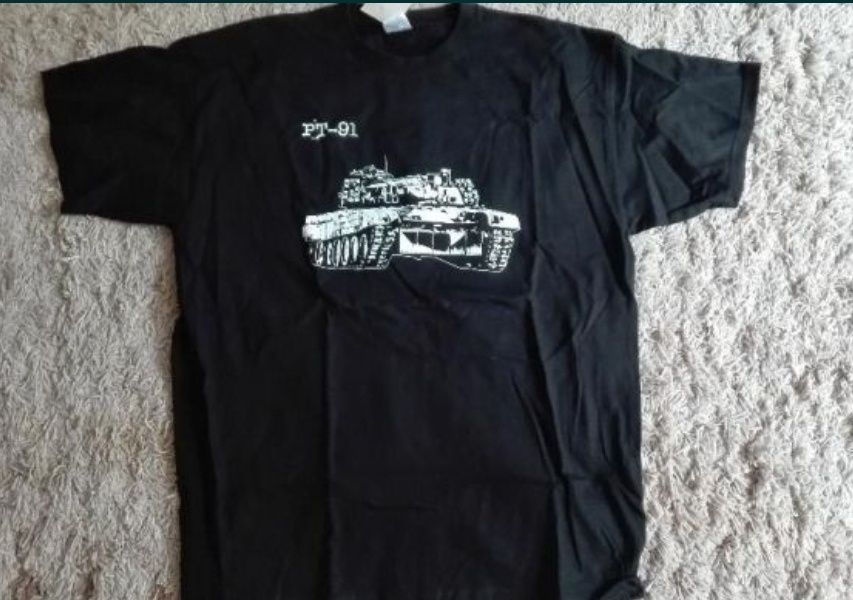 Koszulka Tshirt czołg pt 91 Twardy roz, M