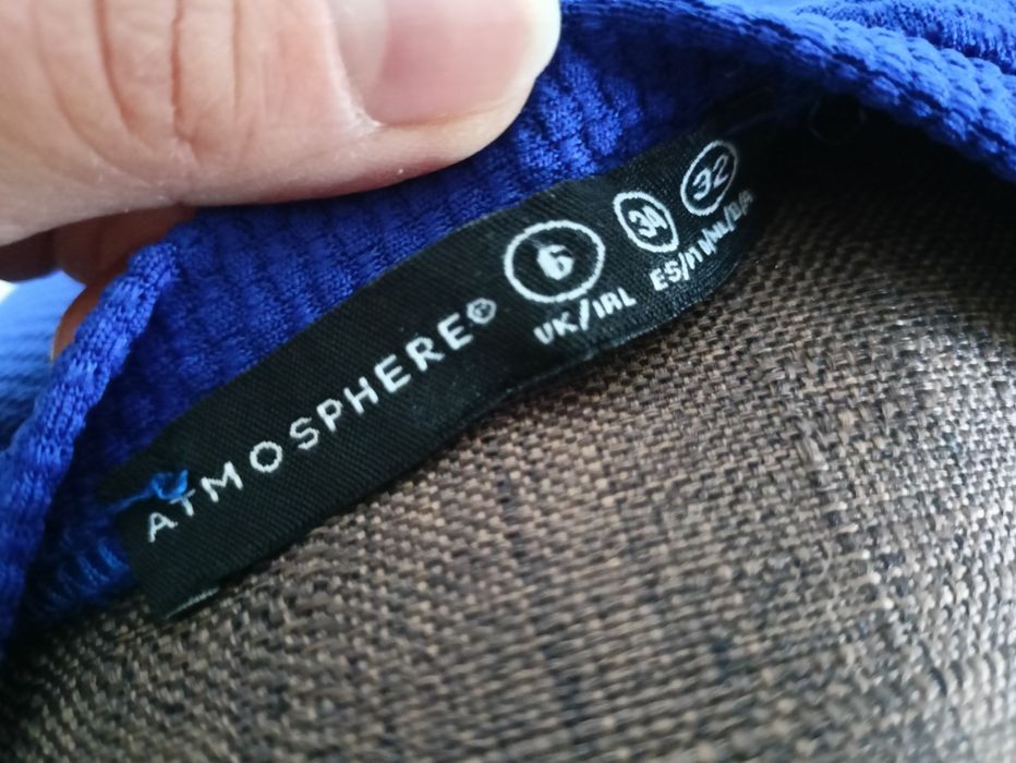 Crop top w kolorze granatowym/indygo Atmosphere