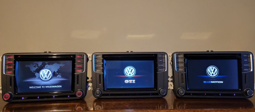 Dotyk wyświetlacz lcd nawigacji AppConnect Carplay MIB STD VW SKODA SE