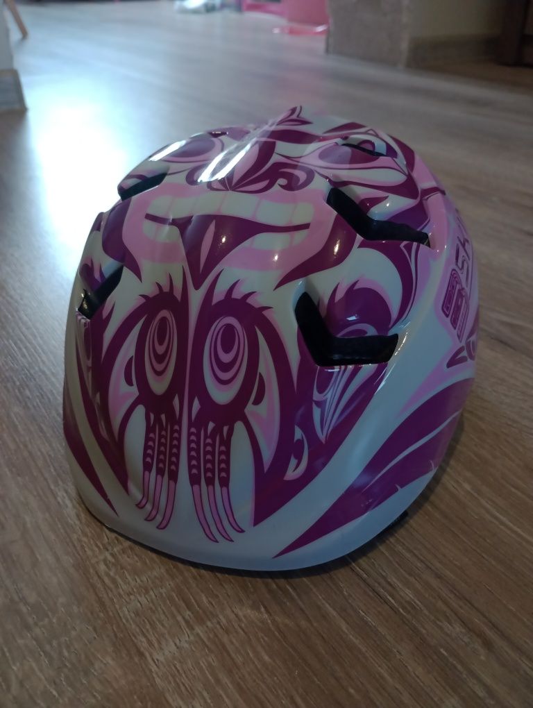 Kask rowerowy dziewczęcy XS