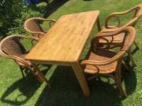 Sprzedam stół z krzesłami komplet ogrodowy