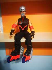Hasbro Action Man roller skater, lalka figurka na rolkach z Action Man