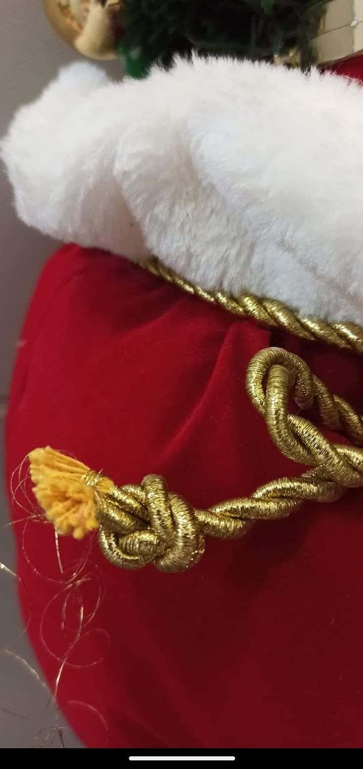 Choinka sztuczna  worku Mikołaja - LED Święta Bożego Narodzenia