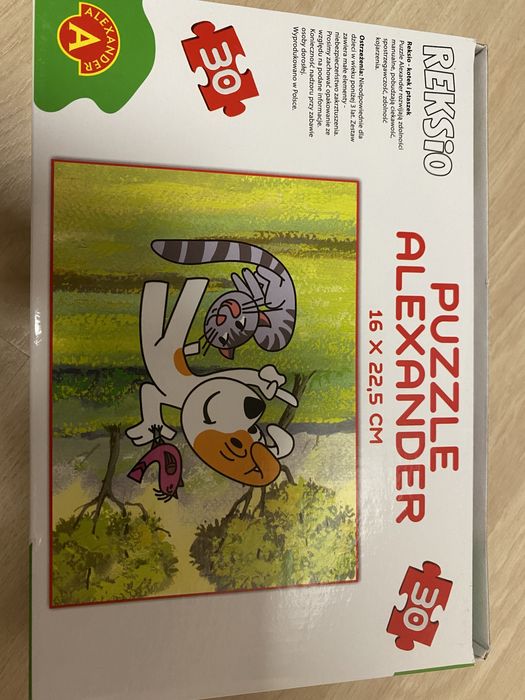 Puzzle Bob budowniczy 3szt oraz Reksio 1szt Zestaw