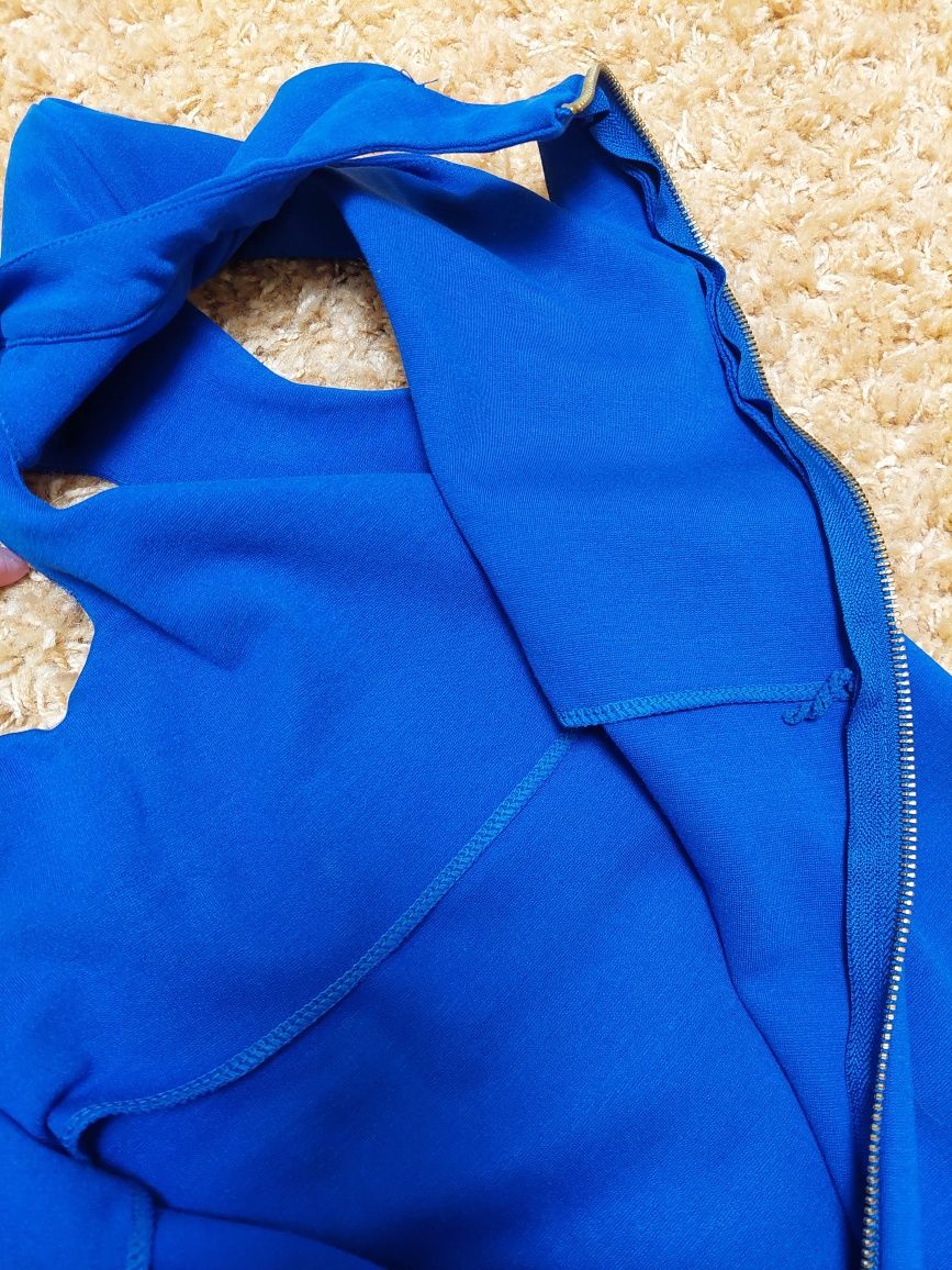 Плаття коктейльне розмір L яскраво синє
