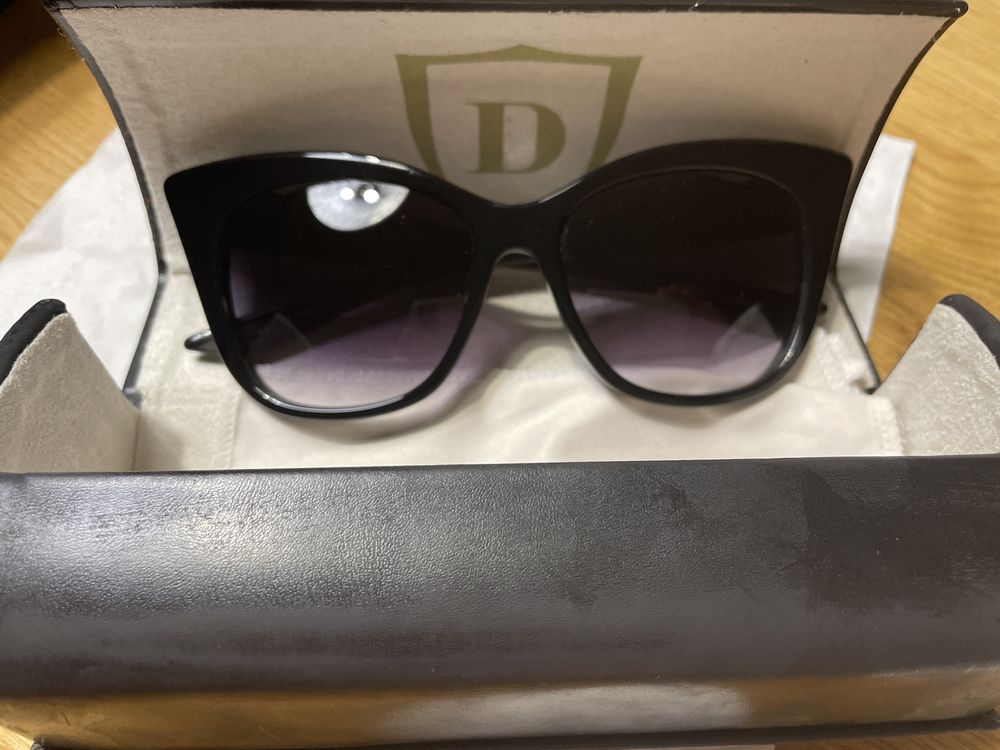 DITA Magnifique 22015-A-BLK-56 okulary przeciwsłoneczne kocie