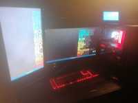 PC Gaming (RTX 4070 TI e Ryzen 9) com 2 Monitores