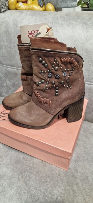 Ботинки A.S.98 новые крутого бренда 40р 25.5-25.7