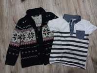 Zestaw r. 98 sweter i polo