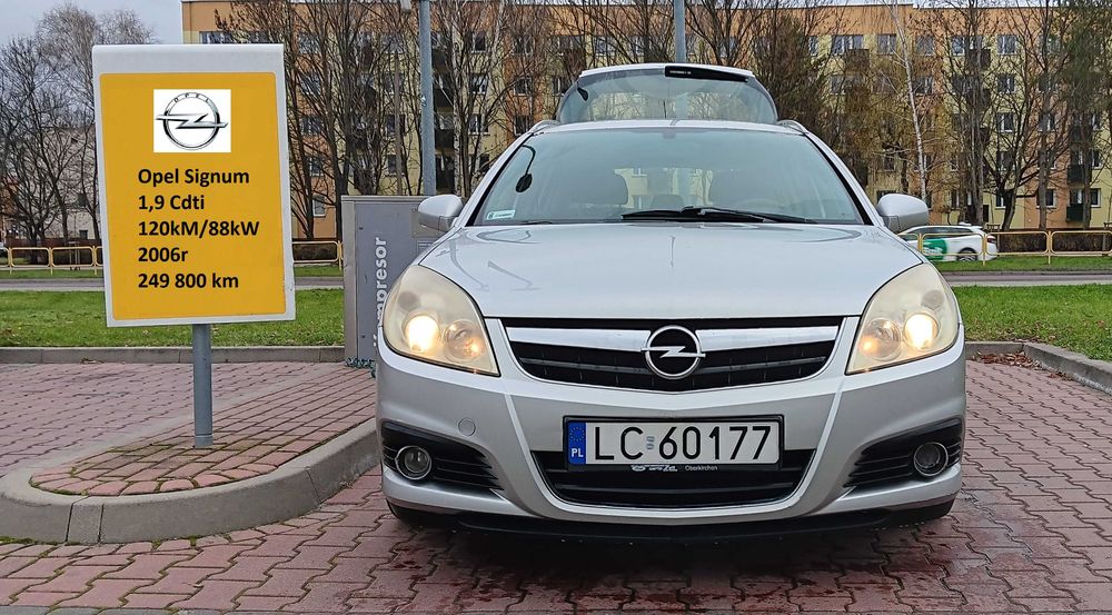 Opel Signum 1.9 CDTi 120 kM 2006 (Vectra C)
