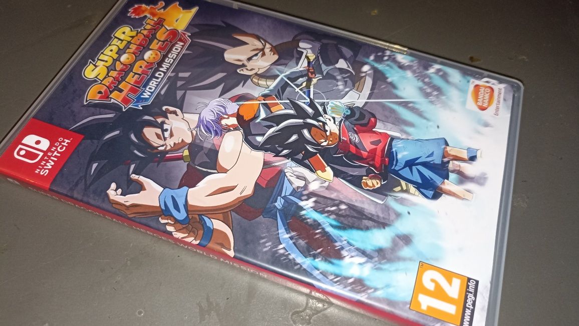 Super Dragon Ball Heroes World Mission Nintendo Switch-okładka drukowa