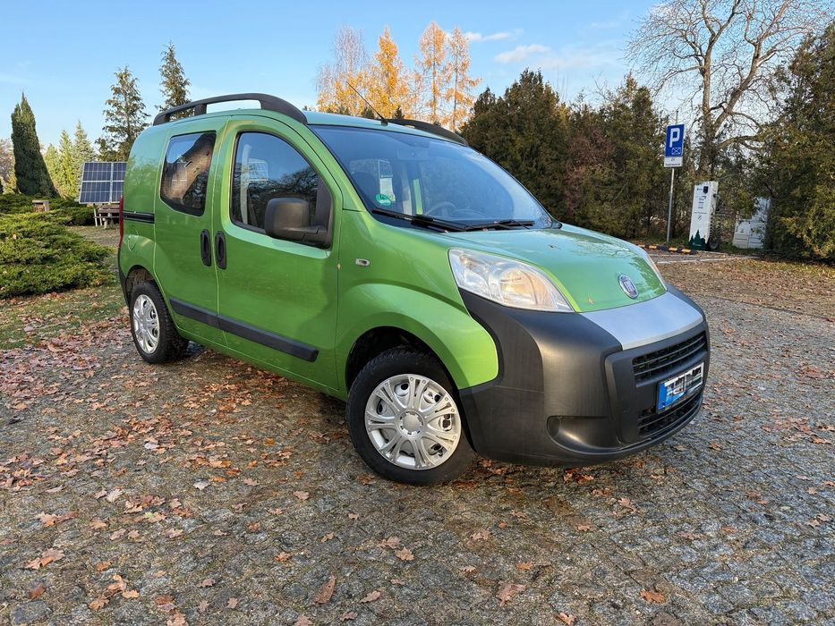 Fiat Fiorino Klimatyzacja, centr. zamek, el. szyby, hak, oryginalny przebieg.