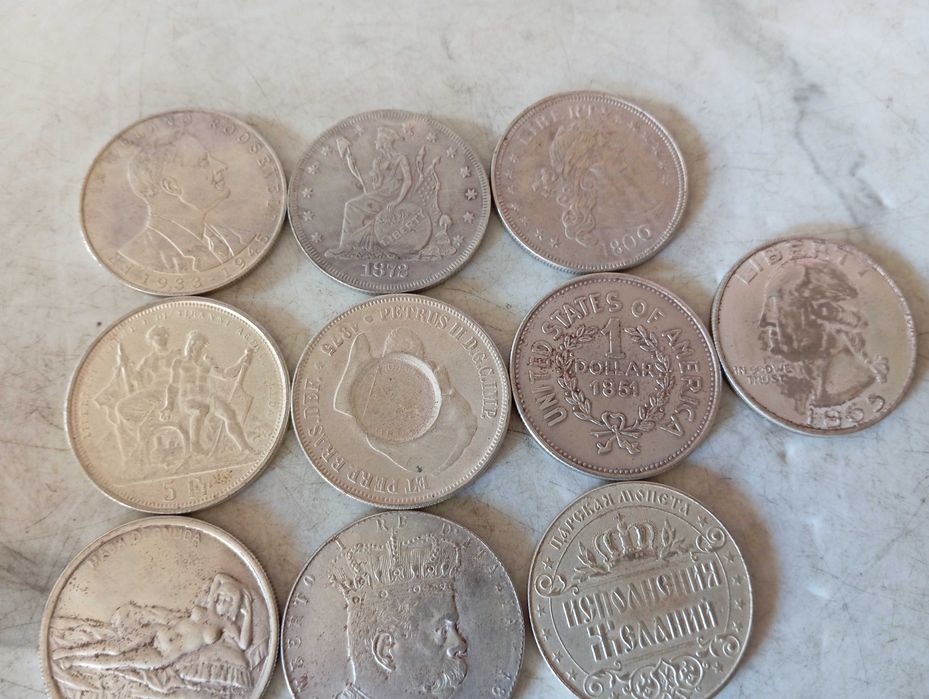 porządki domowe stare monety