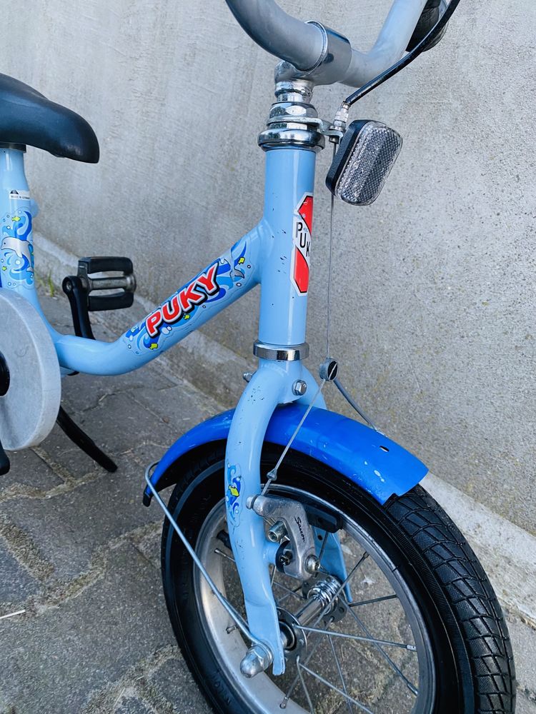 Rower rowerek dziecięcy koła 12" PUKY Niebieski sprawny dla dziecka
