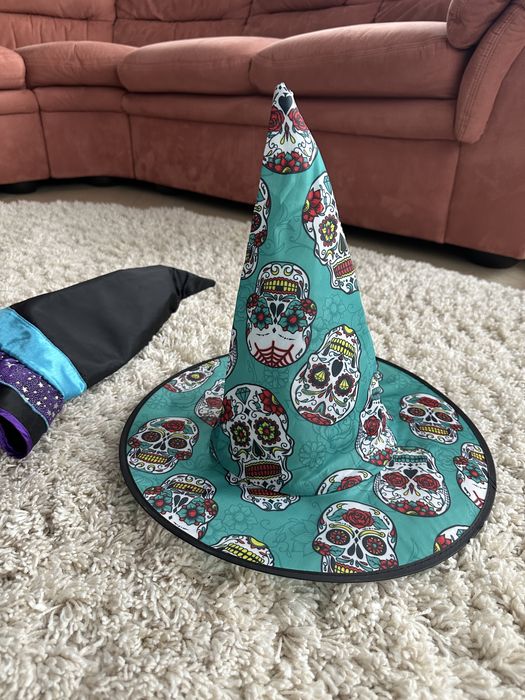Шляпа на хеллоувін, капелюх скелет 4-7років