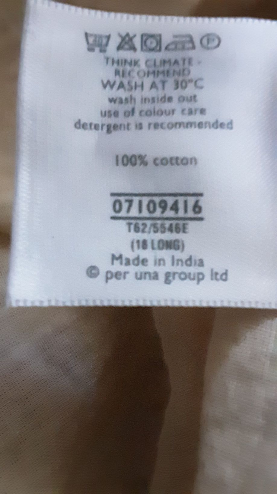 Sukienka - rozmiar 18, 100% cotton.
