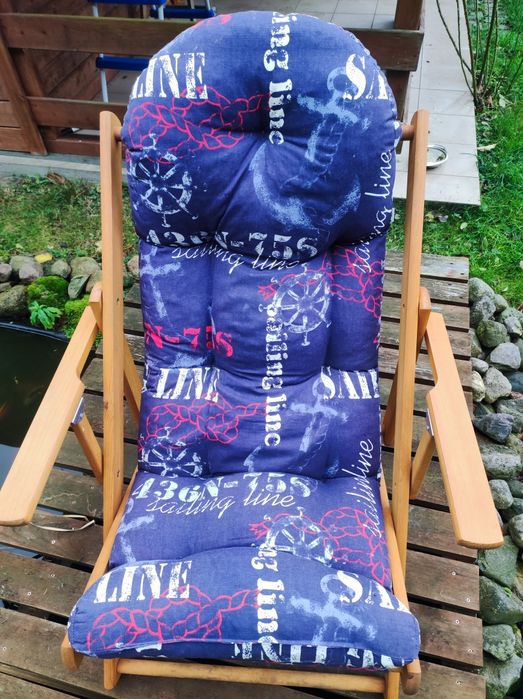 2 leżaki fotele ogrodowe składane