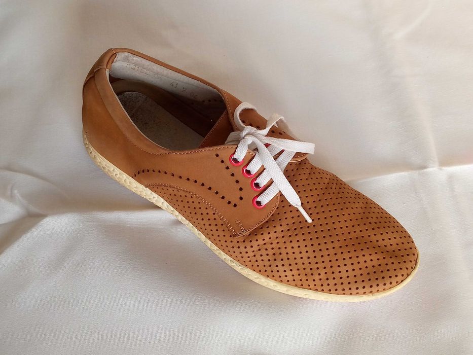 Мокасины мужские кожаные, размер 41, цвет коричневый