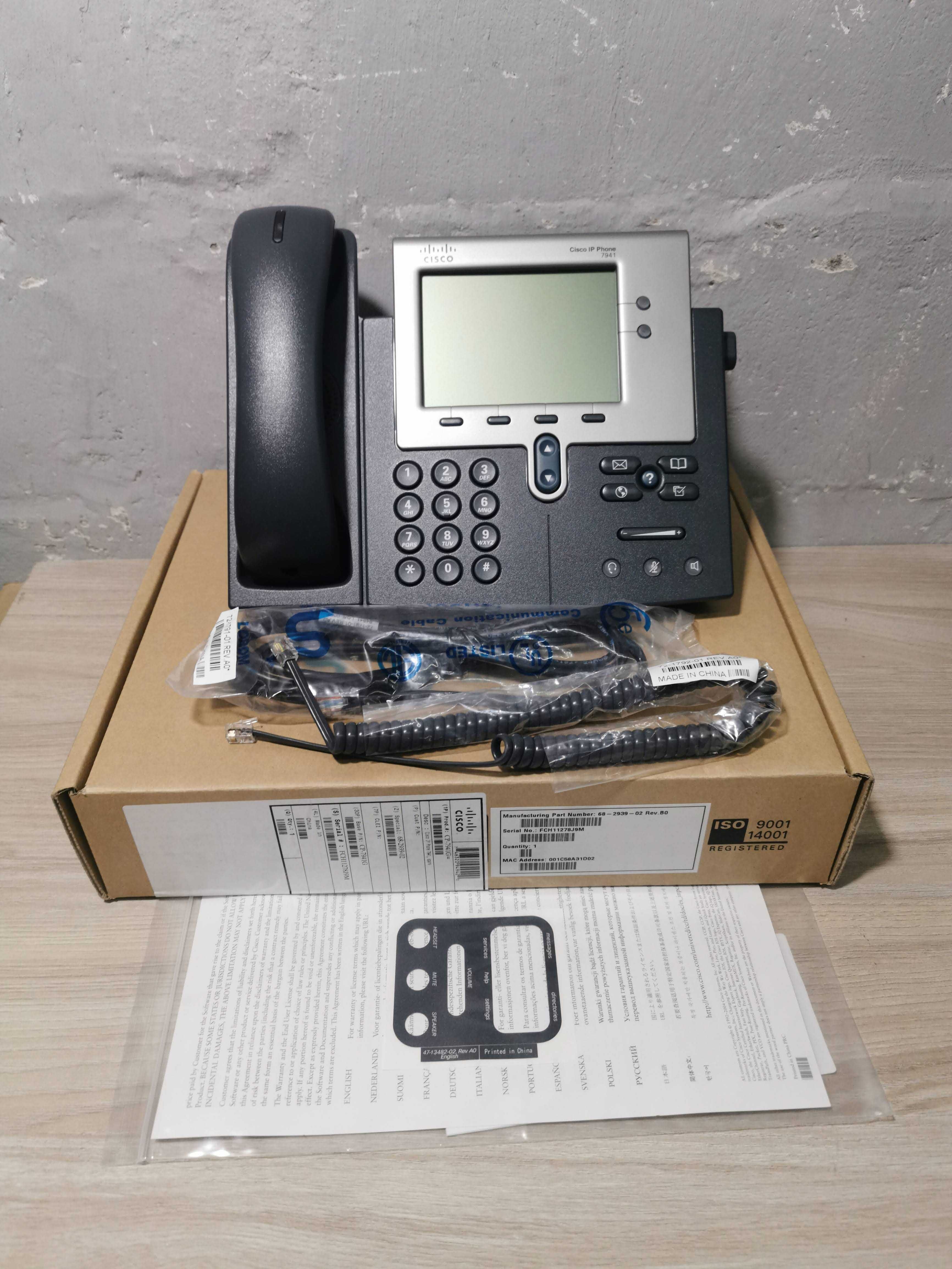 НОВЫЕ IP-телефоны Cisco 7941G