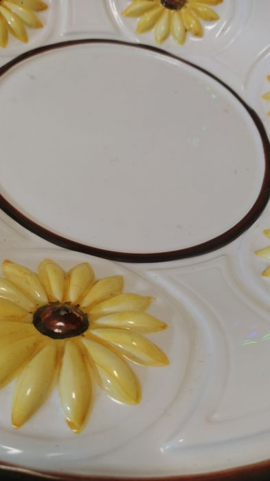 Prato pintado a mão 41cm