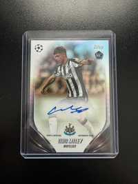 2023-24 Topps UEFA Club Competitions Lewis Miley Autograf Newcastle