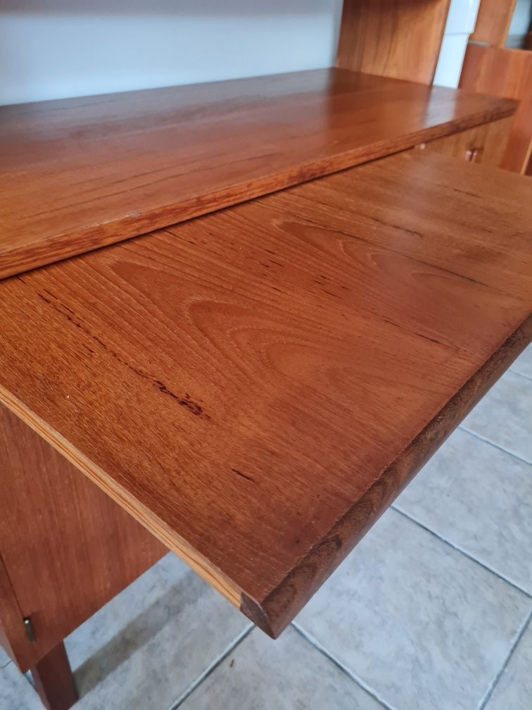 Komoda tekowa z nadstawką,skandynawski design,Szwecja lata 60/70,mid-c