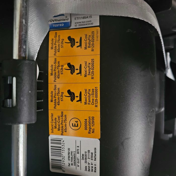 Fotelik, Nosidełko Maxi Cosi Pebble Pro i-Size