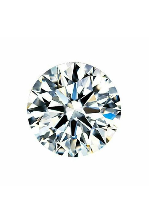 Moissanite genuína certificada.