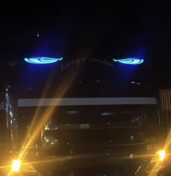 Диодные глаза на авто