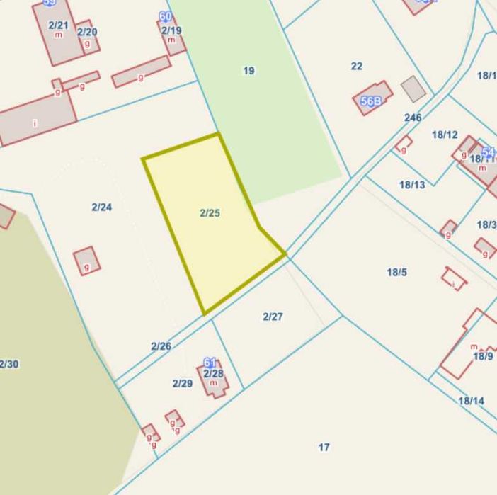 Działka pod zabudowę mieszkaniową jednorodzinną